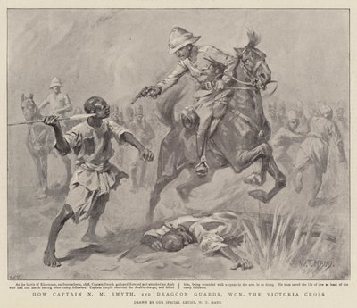 Hoe Kapitein N M Smyth, 2nd Dragoon Guards, het Victoria Cross won door William T. Maud
