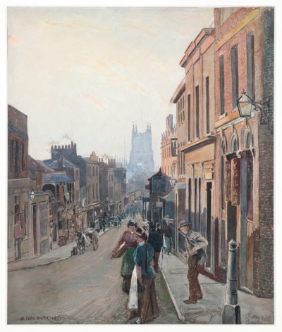 Crown Hill en parochiekerk door William Tatton Winter