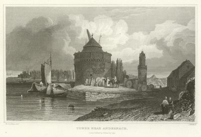 Toren bij Andernach door William Tombleson