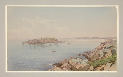 Scène op Narragansett Bay (?) door William Trost Richards