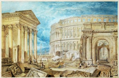 Antiquiteiten van Pola door Joseph Mallord William Turner