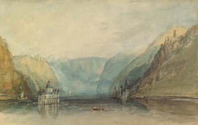 De Pfalz bij Kaub door Joseph Mallord William Turner