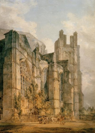 De St. Anselmskapel in de kathedraal van Canterbury door Joseph Mallord William Turner