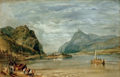 Rolandseck, Nonnenwerth en Drachenfels door Joseph Mallord William Turner