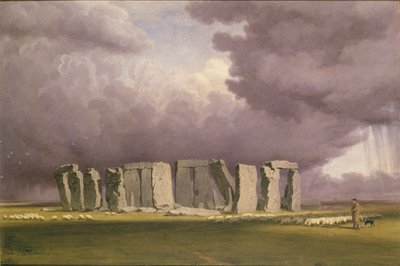 Stonehenge: Stormachtige dag door Joseph Mallord William Turner
