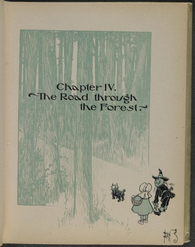 Illustratie uit "De wonderbaarlijke tovenaar van Oz" door Lyman Frank Baum door William Wallace Denslow