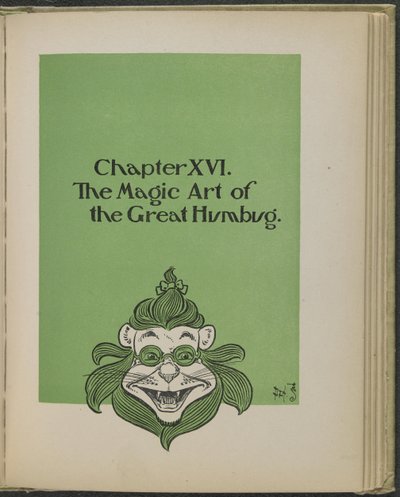 Illustratie uit "De wonderbaarlijke tovenaar van Oz" door Lyman Frank Baum door William Wallace Denslow