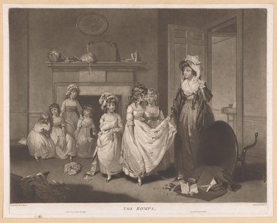 Inkt over de jurk van één van de meisjes door William Ward