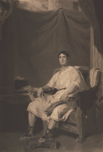 John Philip Kemble als Cato door William Ward