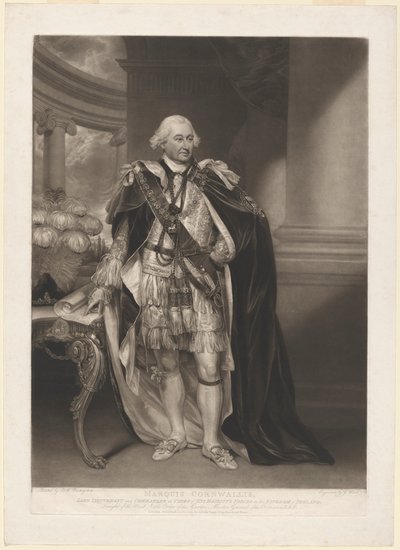 Lord Cornwallis door William Ward after Sir William Beechey