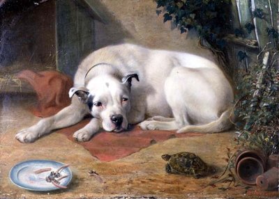 Een bezoeker door William Weekes