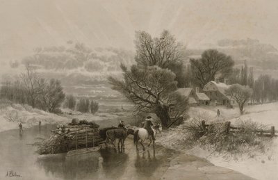 De dichtstbijzijnde weg in de winter door William Wellstood