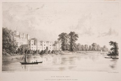 Nieuw Paleis, Kew door William Westall