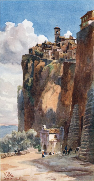 Orvieto. La Porta Maggiore door William Wiehe Collins