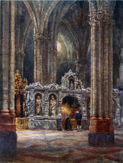 Saragossa, in de oude kathedraal door William Wiehe Collins
