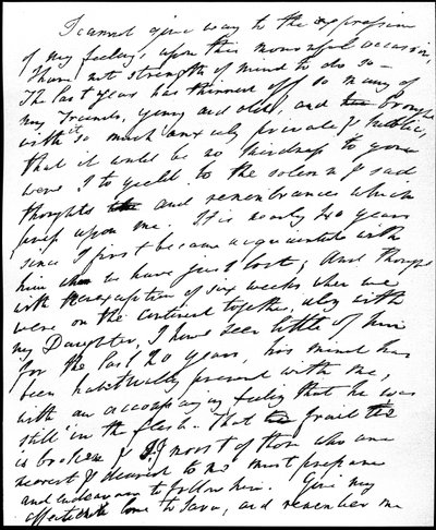 Condoleancebrief aan Henry Nelson Coleridge over de dood van zijn oom en schoonvader, Samuel Taylor Coleridge op 25 juli 1834, 29 juli 1834 door William Wordsworth