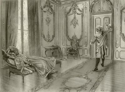 Het huwelijk van Figaro, Act I scene ix door William de Leftwich Dodge