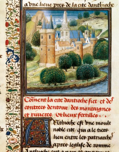 Miniatuur van de Eerste Kruistocht, Willem van Tyrus (1130-1185) door William of Tyre (c.1130 85)