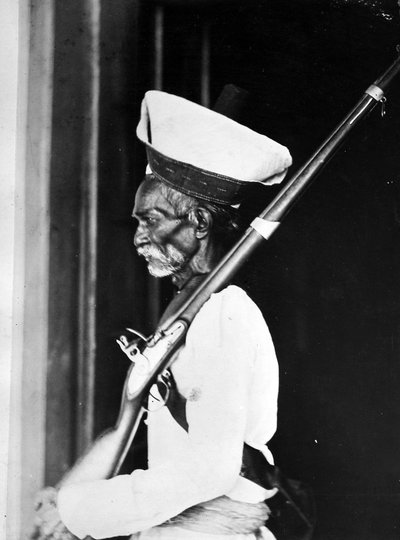Indiase Sepoy door Willoughby Wallace Hooper