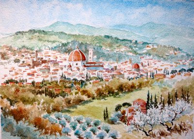 954 Lente, van S. Domenico di Fiesole door Wilson Clive