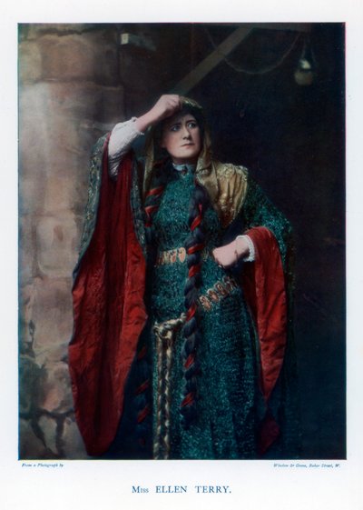 Dame Ellen Terry, Engelse toneelactrice, 1901 door Window and Grove