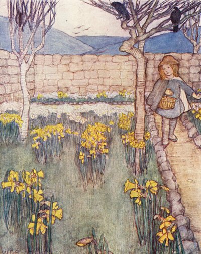 Kinderboek over Tuinieren: Narcissen door Winifred Cayley Robinson