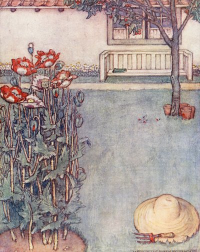 Kinderboek over tuinieren: Klaprozen door Winifred Cayley Robinson
