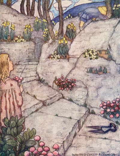 Kinderboek over tuinieren: De weg naar Rome door Winifred Cayley Robinson