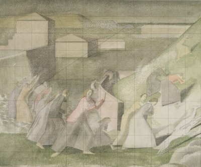 Studie voor de Zondvloed door Winifred Knights