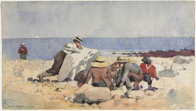 Een Clam-Bake door Winslow Homer