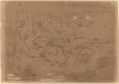 Een Schelp in de Loopgraven voor Richmond door Winslow Homer