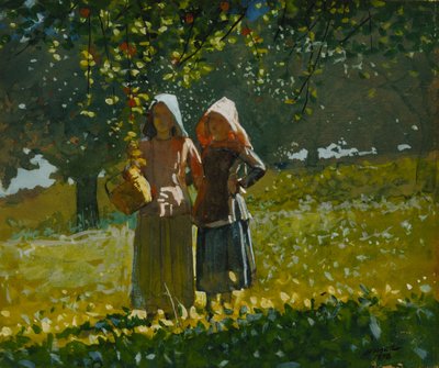 Appels plukken door Winslow Homer