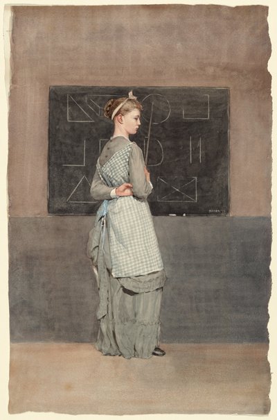 Schoolbord door Winslow Homer