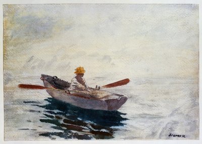 Jongen in een Boot door Winslow Homer