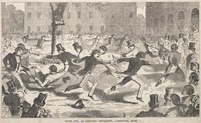 Klassendag, Harvard Universiteit, Cambridge, Massachusetts door Winslow Homer