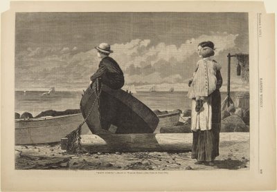 Papa komt eraan! door Winslow Homer