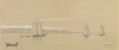 Vissersvloot bij Gloucester door Winslow Homer