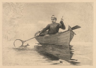 Vliegvissen door Winslow Homer