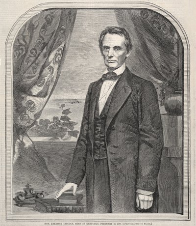 De geachte Abraham Lincoln, geboren in Kentucky op 12 februari 1809 door Winslow Homer