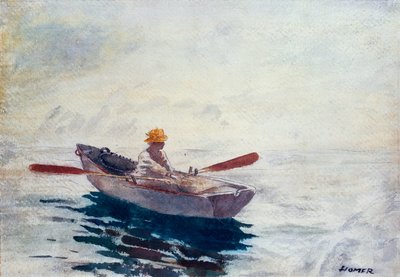 In een boot door Winslow Homer