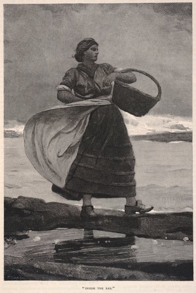 Inside the Bar, uit The Century Magazine, november 1883 door Winslow Homer