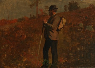 Man met een Rugzak door Winslow Homer