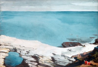 Natuurlijke brug, Bermuda, ca. 1901 door Winslow Homer