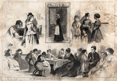 New York Liefdadigheid - St. Barnabas House, 304 Mulberry Street, 1874 door Winslow Homer