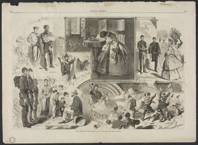 Nieuws van de oorlog, 1862 door Winslow Homer