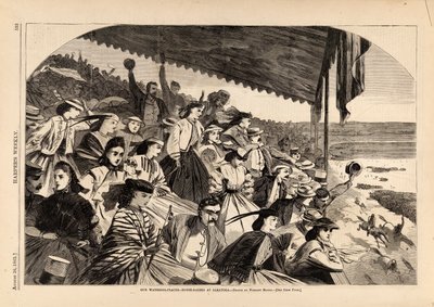 Onze drinkplaatsen-- Paardenrennen op Saratoga, uit Harper