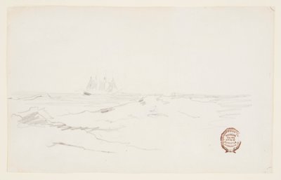 Schoener bij een Rotsachtige Kust door Winslow Homer