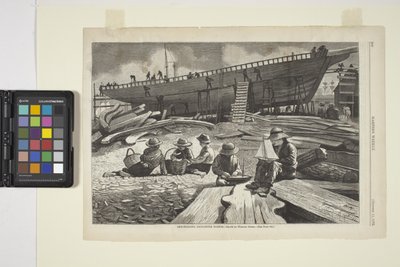 Scheepsbouw, Gloucester Haven door Winslow Homer