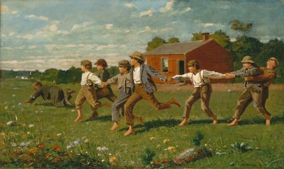 Tikkertje spelen door Winslow Homer