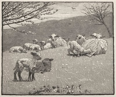 Lente lam, 1880 door Winslow Homer